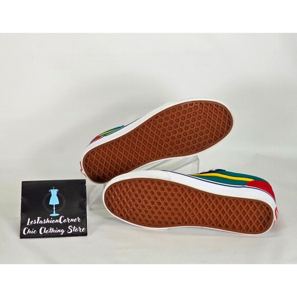 Vans Men's Yacht Club Old Skool Primary Color Block Canvas Shoes Size 9 114 - Picture 7 of 16